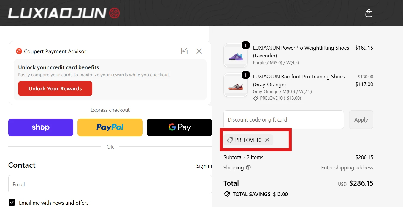 Use Discount Code PRELOVE10 for 10% OFF Sitewide at luxiaojun.com